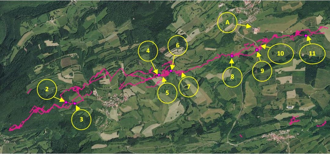 Etude Hydrologique du Verneau – Relevé et installations de sondes – 11.07.2020