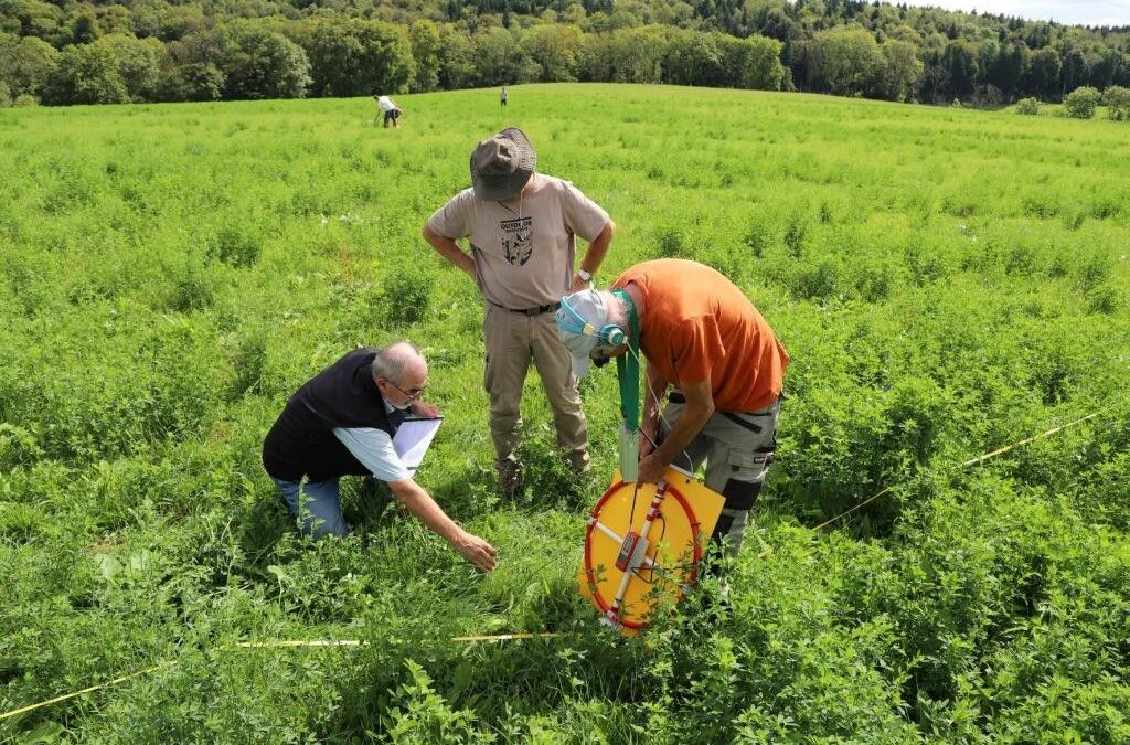 Radiolocalisation à la Borne aux Cassots à Nevy sur Seille (39). 7 septembre 2024.